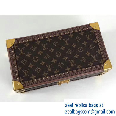 Louis Vuitton Canvas Coffret Montre Watch Box Monogram Canvas/Red - Click Image to Close