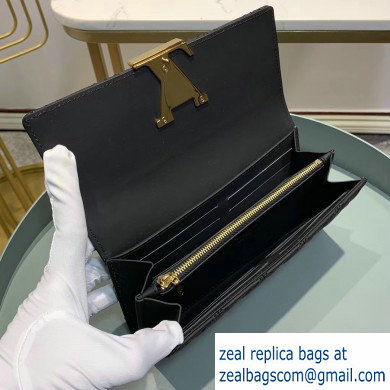 Louis Vuitton Capucines Long Wallet M68590 Black 2019