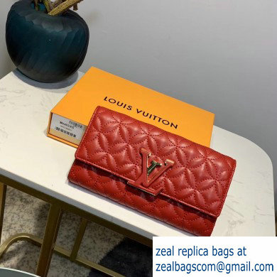 Louis Vuitton Capucines Long Wallet M68590 Cherry Red 2019 - Click Image to Close