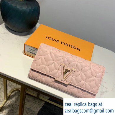 Louis Vuitton Capucines Long Wallet M68590 Light Pink 2019