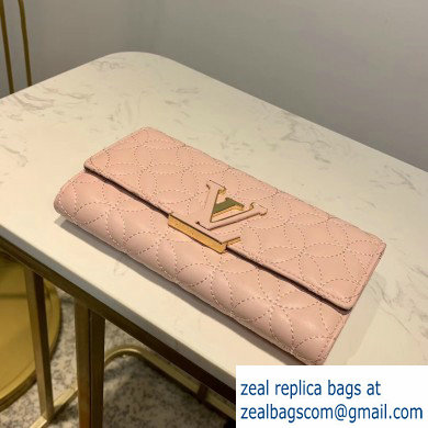Louis Vuitton Capucines Long Wallet M68590 Light Pink 2019
