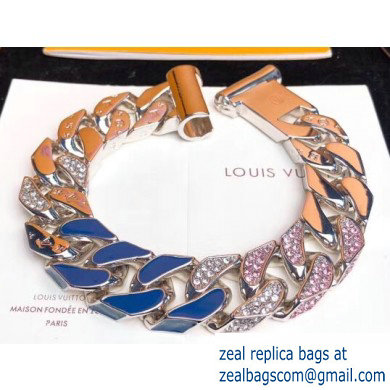 Louis Vuitton Chain Links Patches Bracelet MP2449 - Click Image to Close
