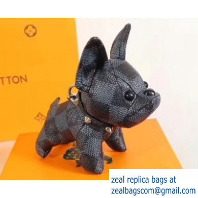 Louis Vuitton Dog Bag Charm and Key Holder Black - Click Image to Close