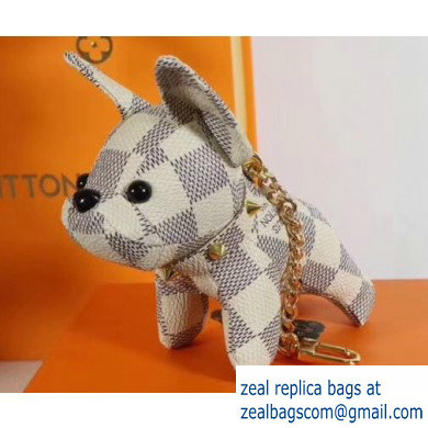 Louis Vuitton Dog Bag Charm and Key Holder White - Click Image to Close