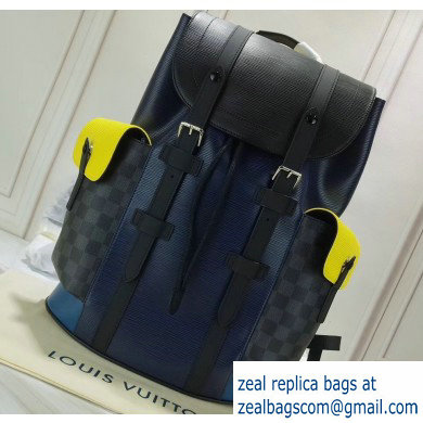 Louis Vuitton Epi Patchwork Christopher PM Backpack Bag M55111 Damier Graphite Canvas