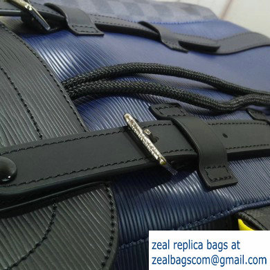 Louis Vuitton Epi Patchwork Christopher PM Backpack Bag M55111 Damier Graphite Canvas - Click Image to Close