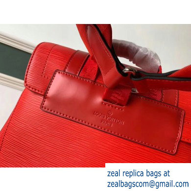 Louis Vuitton Epi Patchwork Christopher PM Backpack Bag Supreme Red