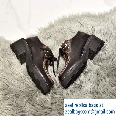 Louis Vuitton LV Beaubourg Platform Derby Shoes Black 2019 - Click Image to Close