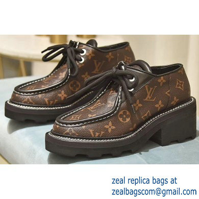 Louis Vuitton LV Beaubourg Platform Derby Shoes Monogram Canvas 2019 - Click Image to Close