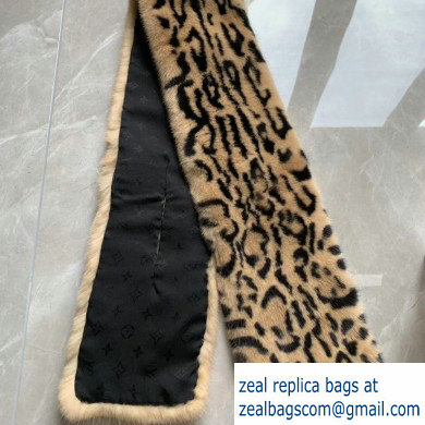 Louis Vuitton Leogram Fur Scarf M67414 13x106cm 2019 - Click Image to Close