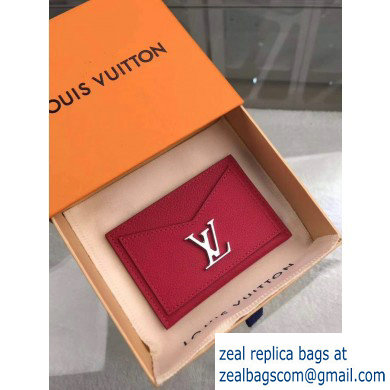 Louis Vuitton Lockme Card Holder M68555 Hot Pink 2019 - Click Image to Close