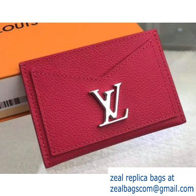 Louis Vuitton Lockme Card Holder M68555 Hot Pink 2019 - Click Image to Close