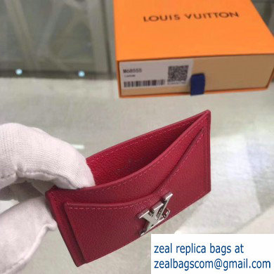 Louis Vuitton Lockme Card Holder M68555 Hot Pink 2019 - Click Image to Close