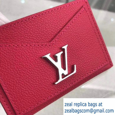 Louis Vuitton Lockme Card Holder M68555 Hot Pink 2019 - Click Image to Close