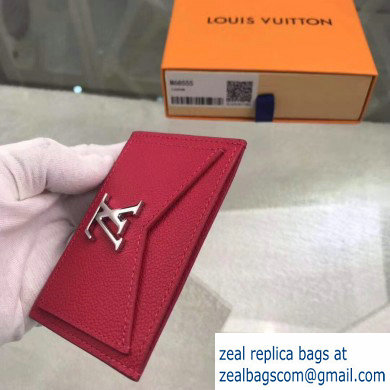 Louis Vuitton Lockme Card Holder M68555 Hot Pink 2019 - Click Image to Close