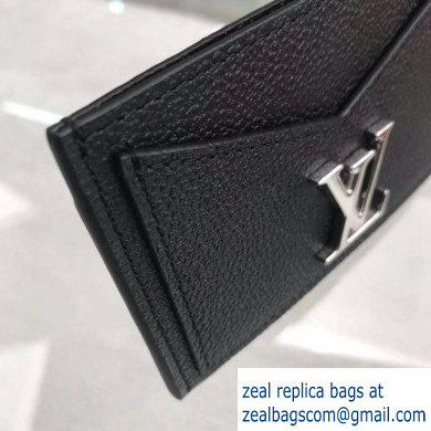 Louis Vuitton Lockme Card Holder M68556 Black 2019 - Click Image to Close