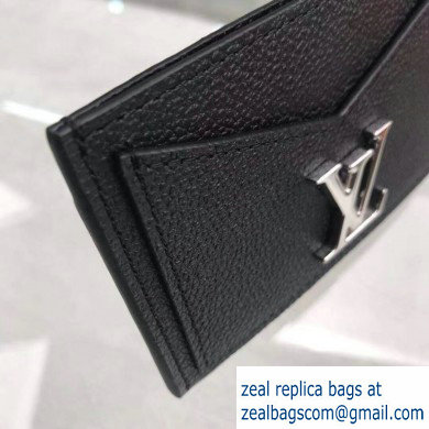 Louis Vuitton Lockme Card Holder M68556 Black 2019