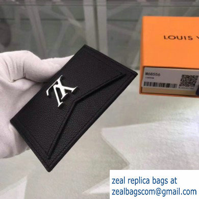 Louis Vuitton Lockme Card Holder M68556 Black 2019