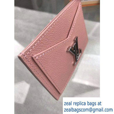 Louis Vuitton Lockme Card Holder M68610 Rose Ballerine 2019 - Click Image to Close