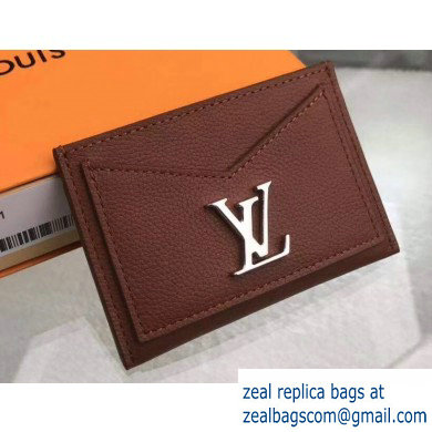 Louis Vuitton Lockme Card Holder M68611 Brown 2019 - Click Image to Close