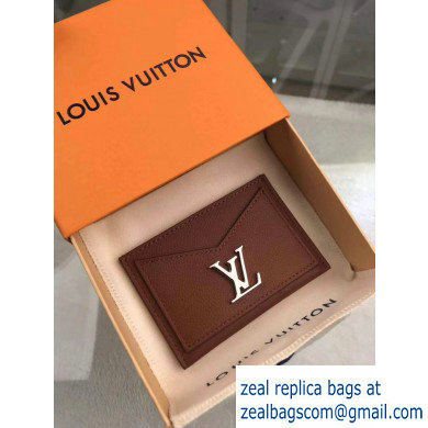 Louis Vuitton Lockme Card Holder M68611 Brown 2019 - Click Image to Close