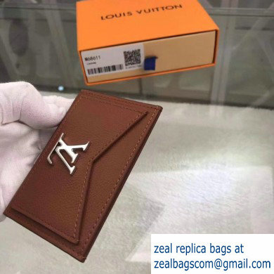 Louis Vuitton Lockme Card Holder M68611 Brown 2019 - Click Image to Close