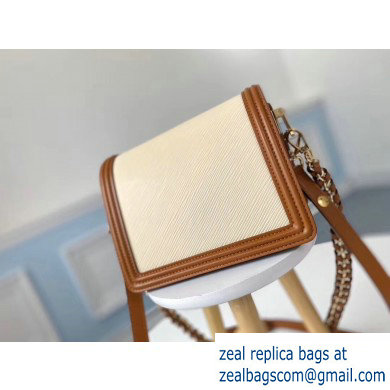 Louis Vuitton Mini Dauphine Bag EPI Leather Beige 2019