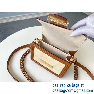 Louis Vuitton Mini Dauphine Bag EPI Leather Beige 2019 - Click Image to Close
