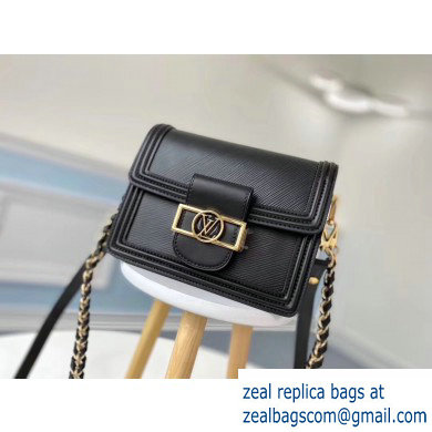 Louis Vuitton Mini Dauphine Bag EPI Leather Black 2019 - Click Image to Close
