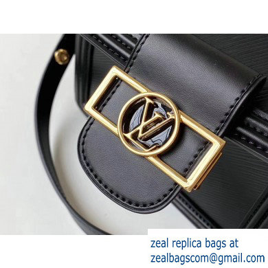 Louis Vuitton Mini Dauphine Bag EPI Leather Black 2019