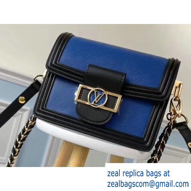 Louis Vuitton Mini Dauphine Bag EPI Leather Blue 2019 - Click Image to Close