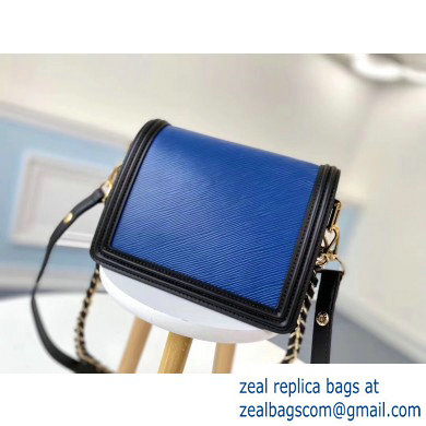 Louis Vuitton Mini Dauphine Bag EPI Leather Blue 2019 - Click Image to Close