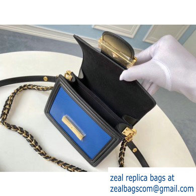 Louis Vuitton Mini Dauphine Bag EPI Leather Blue 2019