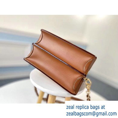 Louis Vuitton Mini Dauphine Bag EPI Leather Khaki 2019