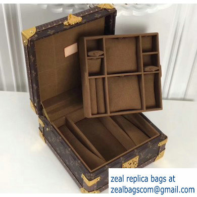 Louis Vuitton Monogram Canvas Coffret Jewelry Box M20040 Brown - Click Image to Close