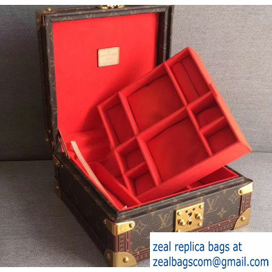 Louis Vuitton Monogram Canvas Coffret Jewelry Box M20040 Cherry Red - Click Image to Close
