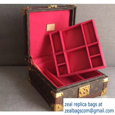 Louis Vuitton Monogram Canvas Coffret Jewelry Box M20040 Fuchsia - Click Image to Close