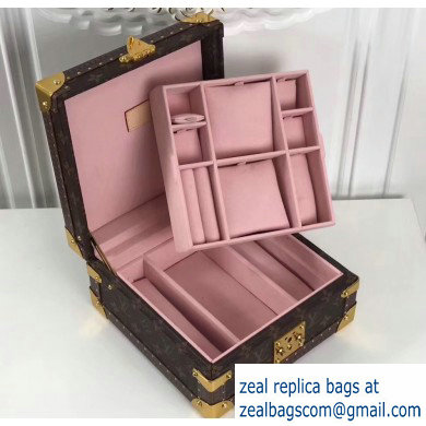 Louis Vuitton Monogram Canvas Coffret Jewelry Box M20040 Pink - Click Image to Close