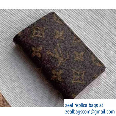 Louis Vuitton Monogram Canvas Pocket Organizer Wallet M68905 2019 - Click Image to Close