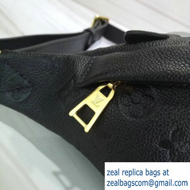 Louis Vuitton Monogram Empreinte Embossed Bumbag Bag M44812 Black 2019