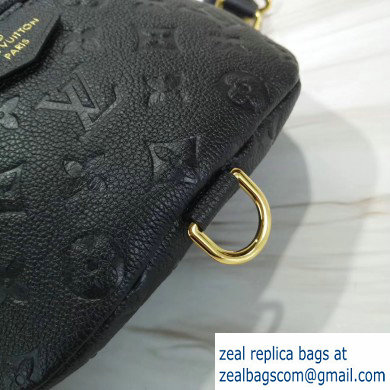 Louis Vuitton Monogram Empreinte Embossed Bumbag Bag M44812 Black 2019