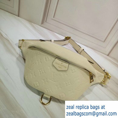 Louis Vuitton Monogram Empreinte Embossed Bumbag Bag M44836 Creme 2019