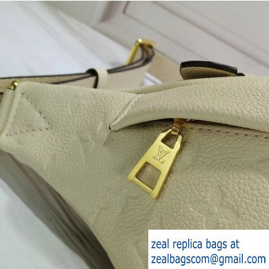 Louis Vuitton Monogram Empreinte Embossed Bumbag Bag M44836 Creme 2019 - Click Image to Close