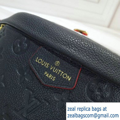 Louis Vuitton Monogram Empreinte Embossed Bumbag Bag Navy Blue 2019