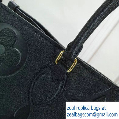 Louis Vuitton Monogram Empreinte Onthego Tote Bag Black 2019