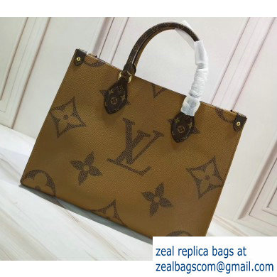 Louis Vuitton Monogram Giant Canvas Onthego Tote Small Bag M44577 2019 - Click Image to Close