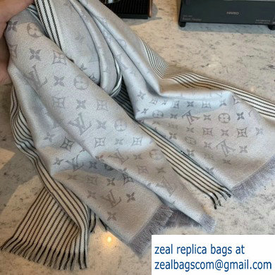 Louis Vuitton Monogram Lines Scarf 195x70cm M71277 2019