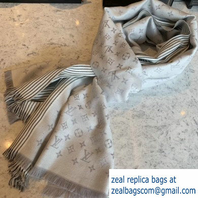 Louis Vuitton Monogram Lines Scarf 195x70cm M71277 2019 - Click Image to Close