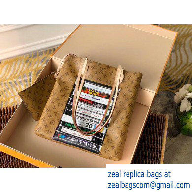 Louis Vuitton Monogram Reverse Canvas Shopping Tote Bag M49996 Print 2020