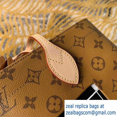 Louis Vuitton Monogram Reverse Canvas Shopping Tote Bag M49996 Print 2020 - Click Image to Close